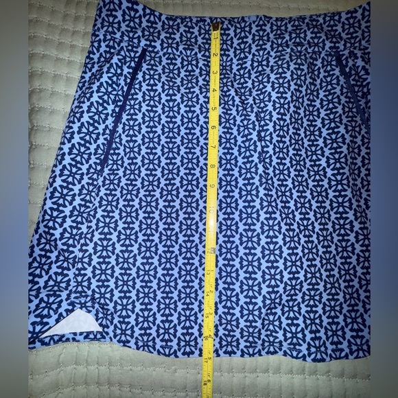 Vineyard Vines Printed Skort Cross Tulip Blue Size 8. Never worn - Picture 5 of 16